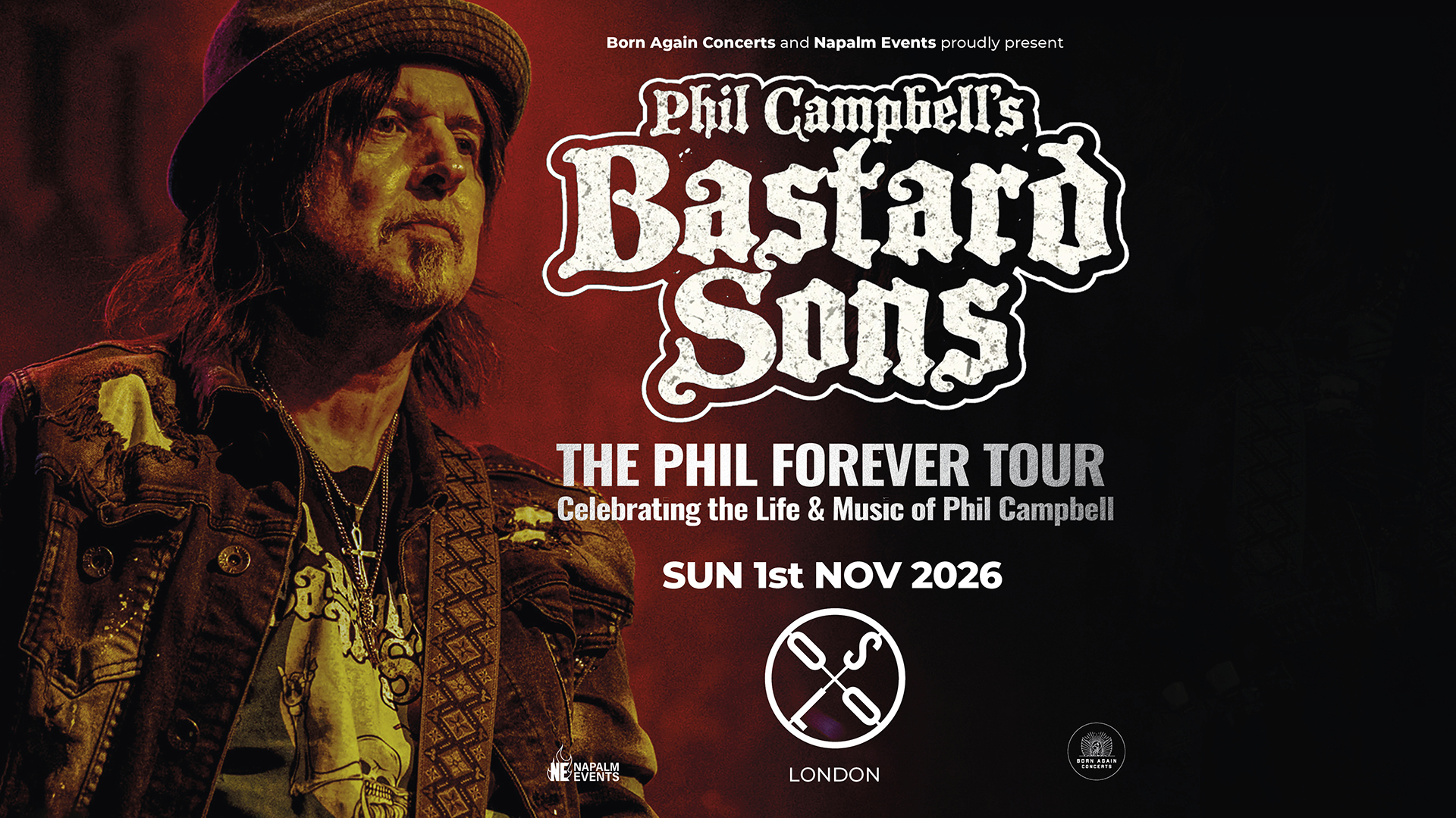 PHIL CAMPBELL'S BASTARD SONS at Oslo Hackney - London — event image